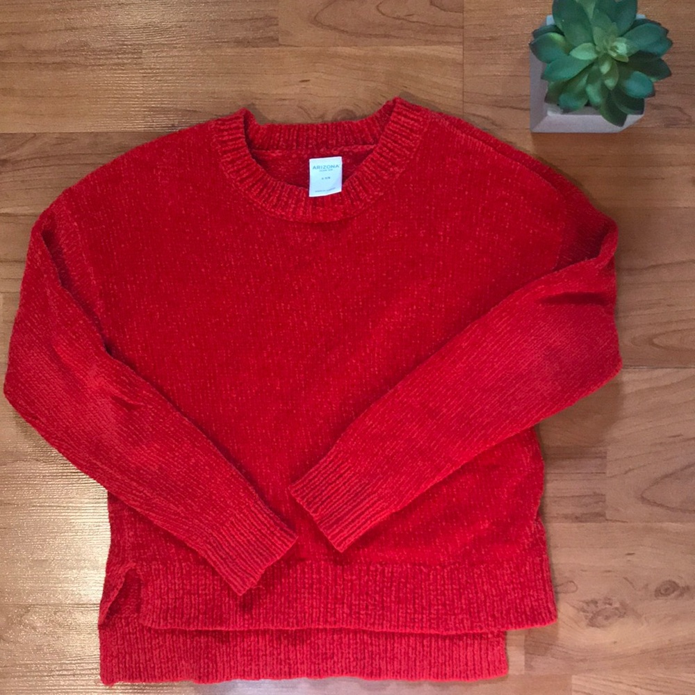 Gifted !!Red Chenille soft Christmas sweater